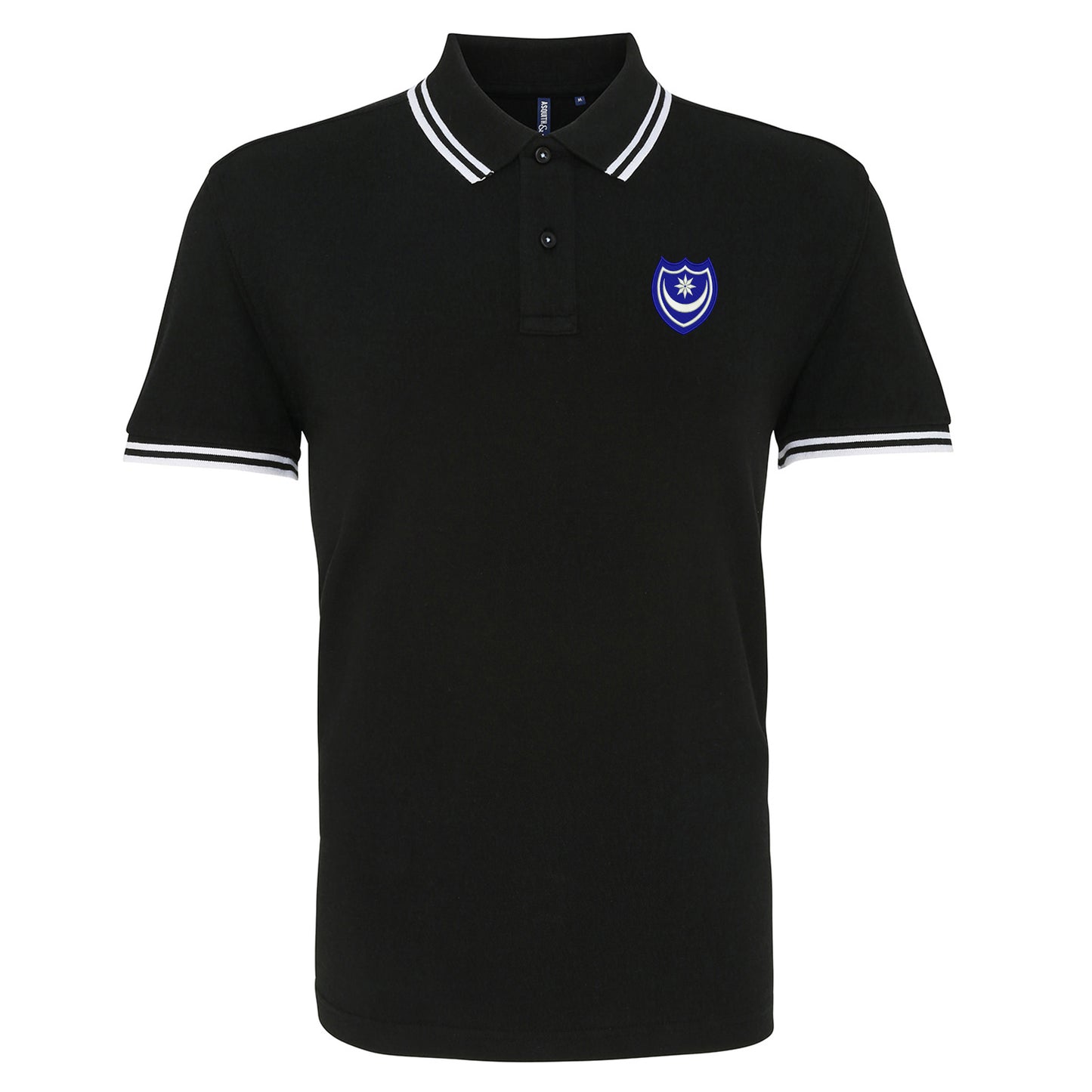 Portsmouth 1967 Embroidered Tipped Polo Shirt