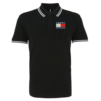 Tommy Robinson Tipped Polo Shirt 