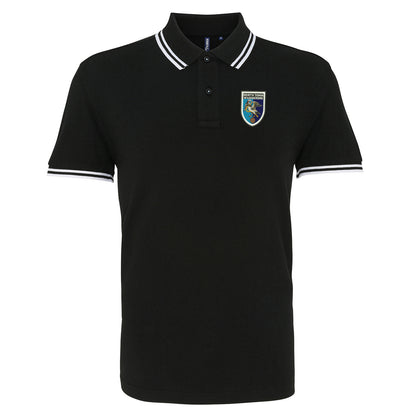 Retro North Town Wanderers Embroidered Tipped Polo Shirt