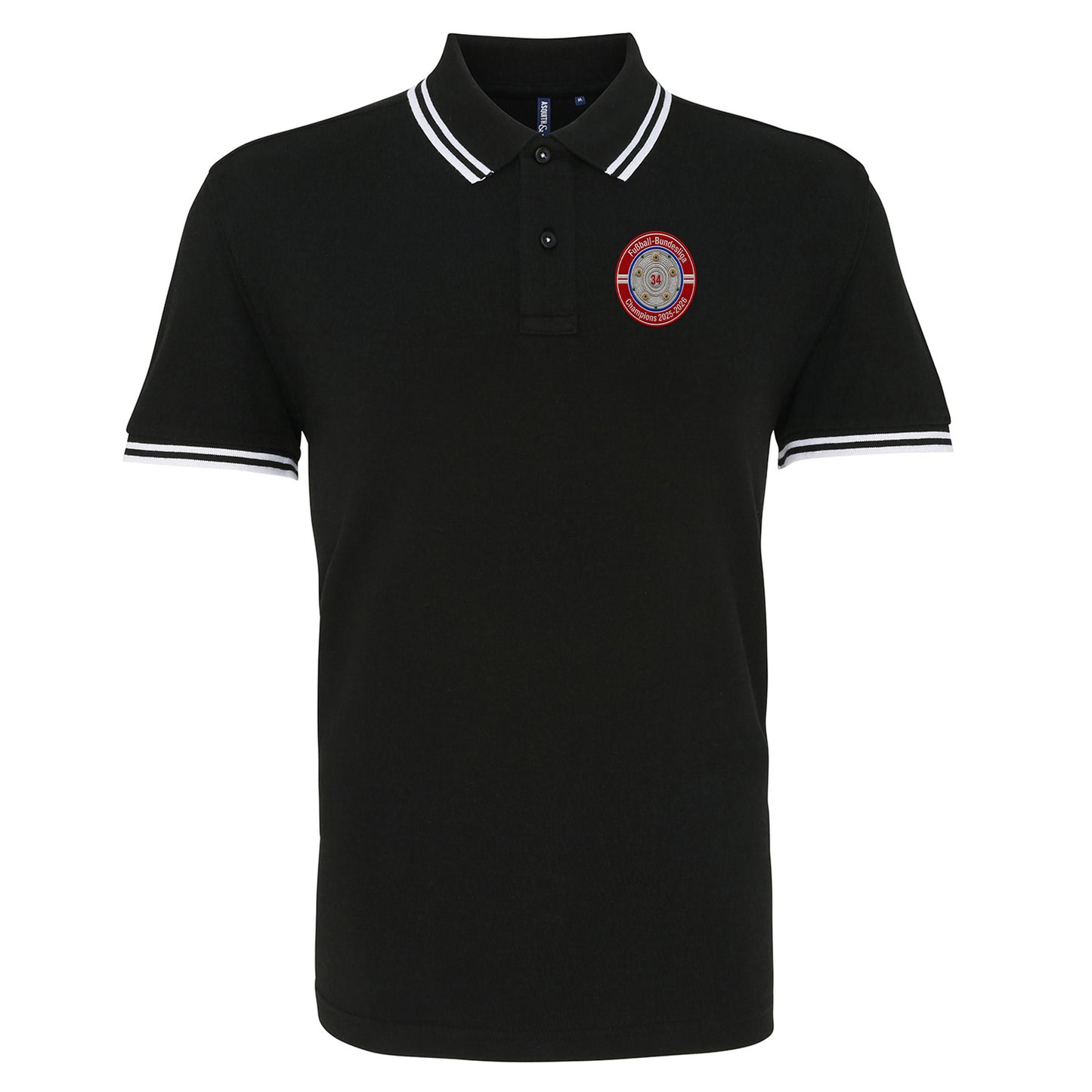 Bayern Munich Bundesliga 2025-2026 Tipped Polo Shirt