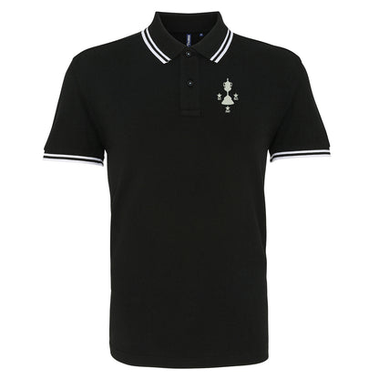 Sky Blues Senior Cup Winners Tipped Polo Shirt