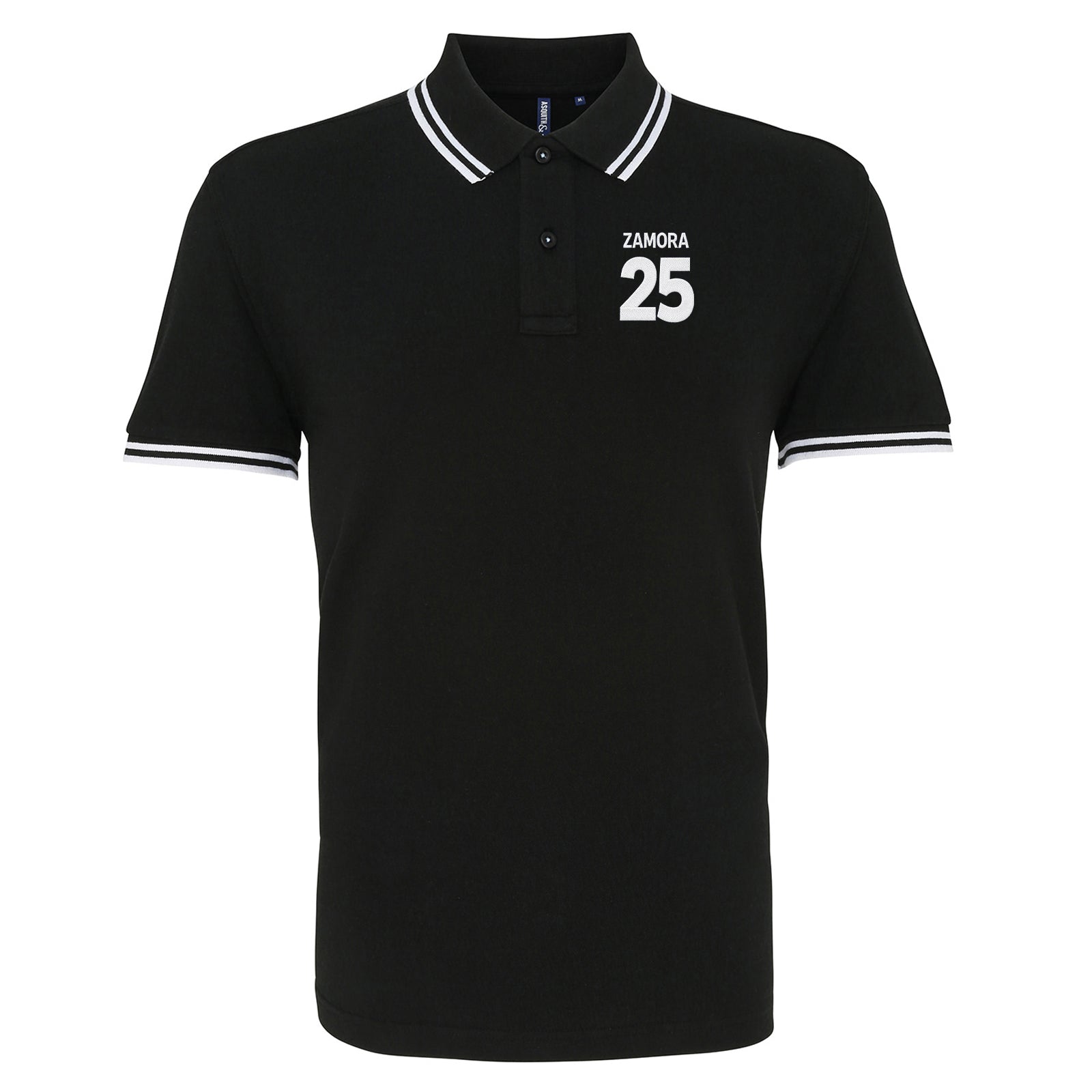 Bobby Zamora Brighton Football Tipped Polo Shirt 