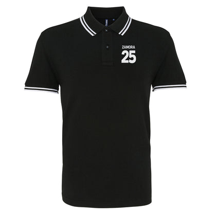 Bobby Zamora Brighton Football Tipped Polo Shirt 
