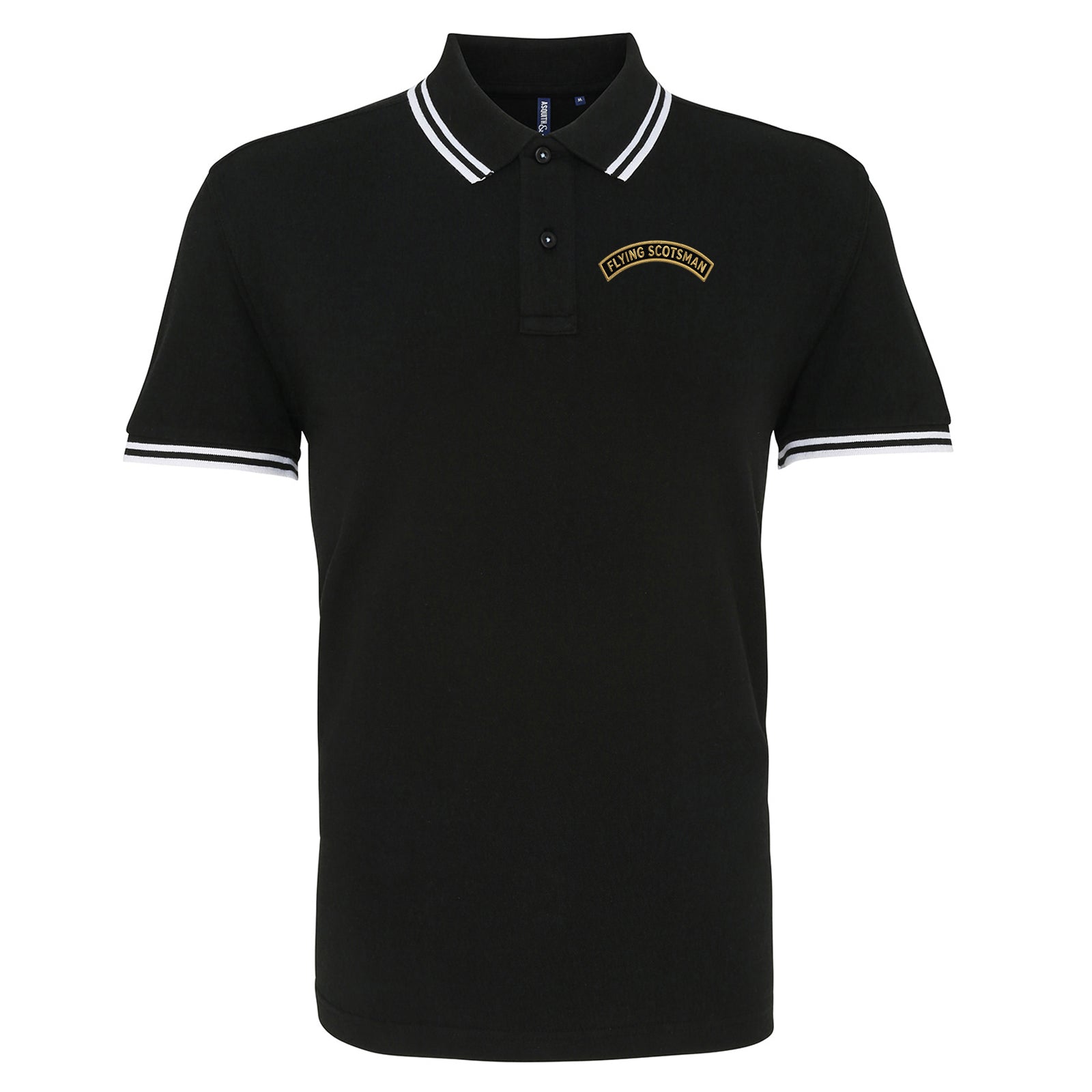 Flying Scotsman Tipped Polo Shirt