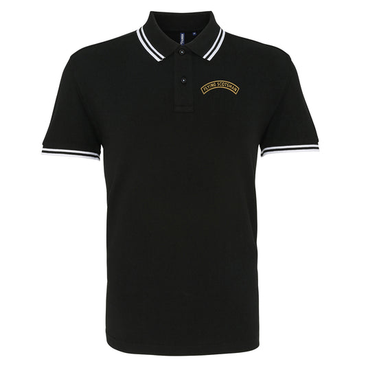 Flying Scotsman Tipped Polo Shirt