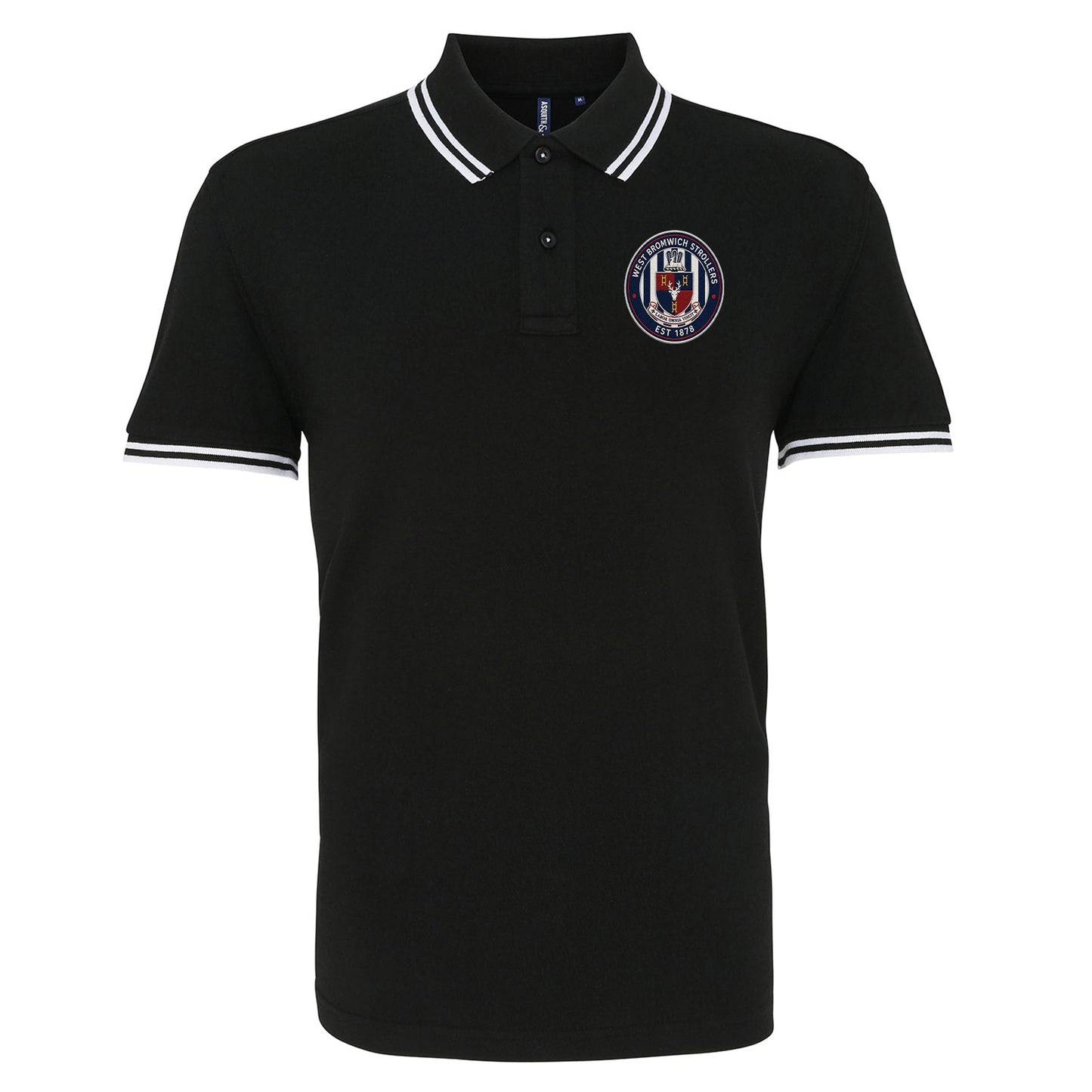 Classic West Bromwich Strollers Tipped Polo Shirt