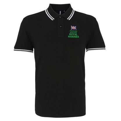Proud to Have Served in The Royal Marines Polo Shirt