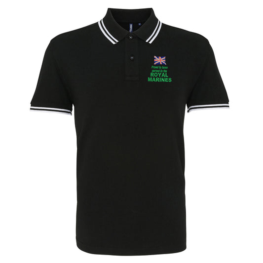 Proud to Have Served in The Royal Marines Polo Shirt