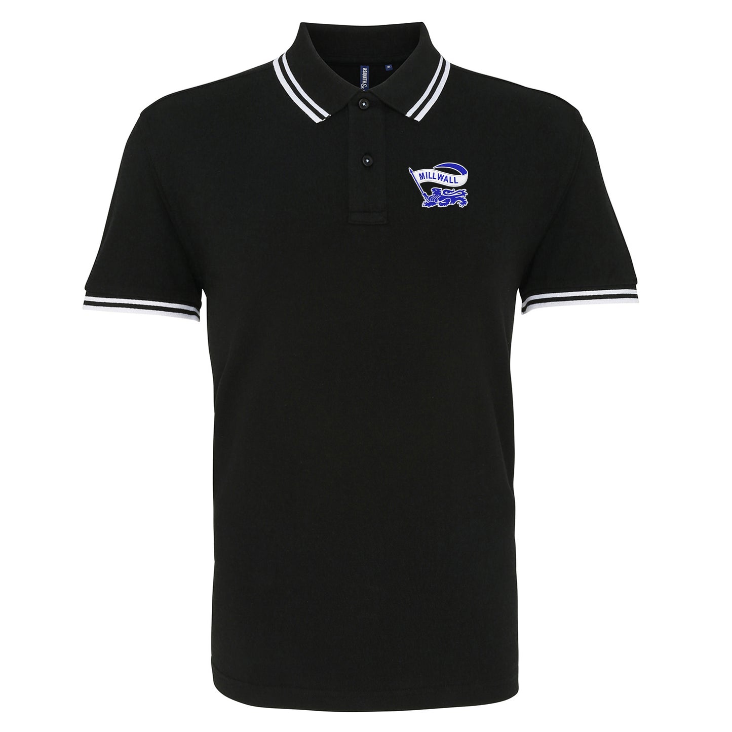 Classic Millwall Football Tipped Polo Shirt 