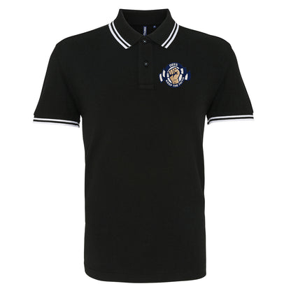Dundee Dees Football Fans Football Tipped Polo Shirt