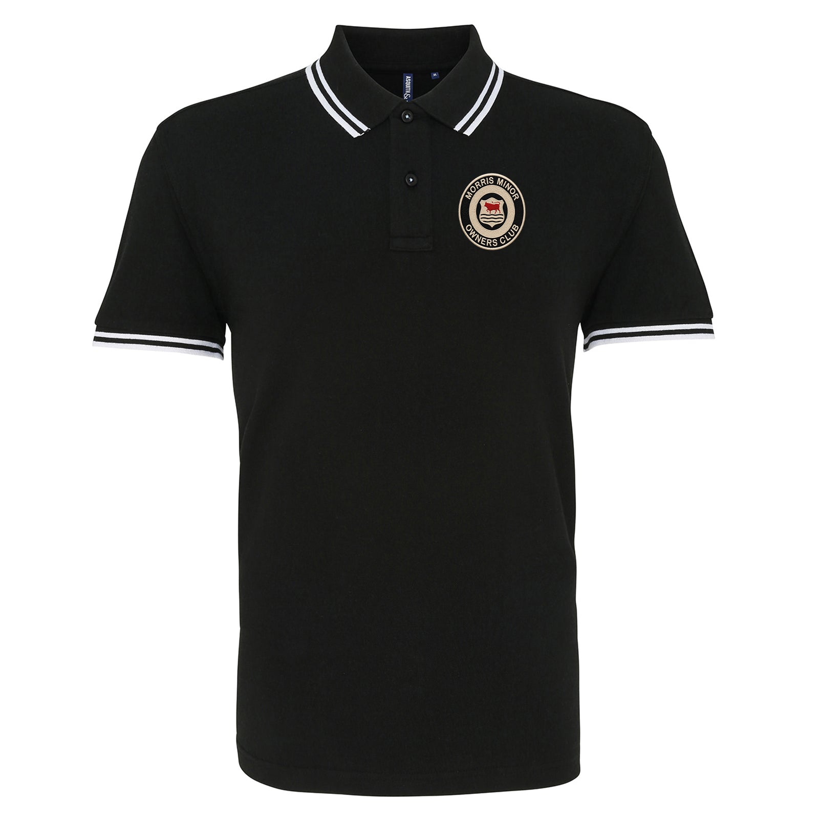 Morris Minor Owners Club Tipped Polo Shirt