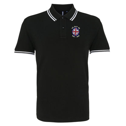 VE Day 80 1945-2025 Tipped Polo Shirt
