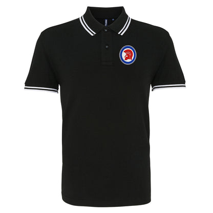 Trojan Helmet Roundel Tipped Polo Shirt