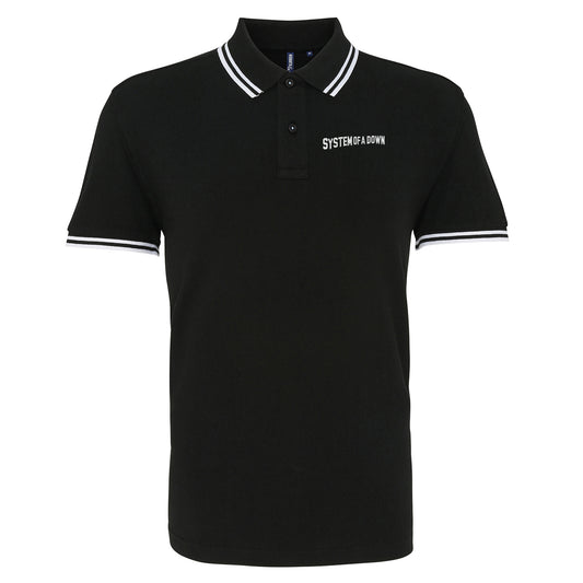 System of a Down Tipped Polo Shirt