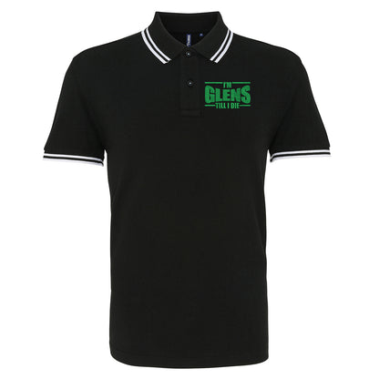 Glentoran FC Football Tipped Polo Shirt 
