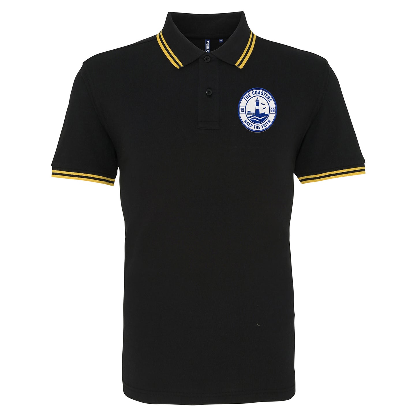 Flyde Football Tipped Polo Shirt