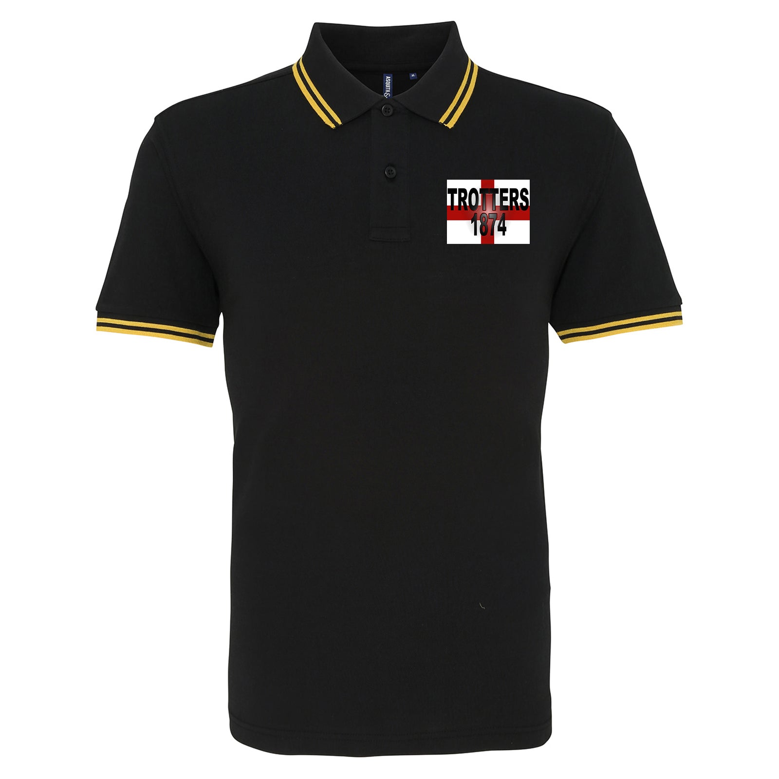 Trotters 1874 England Flag Polo Shirt