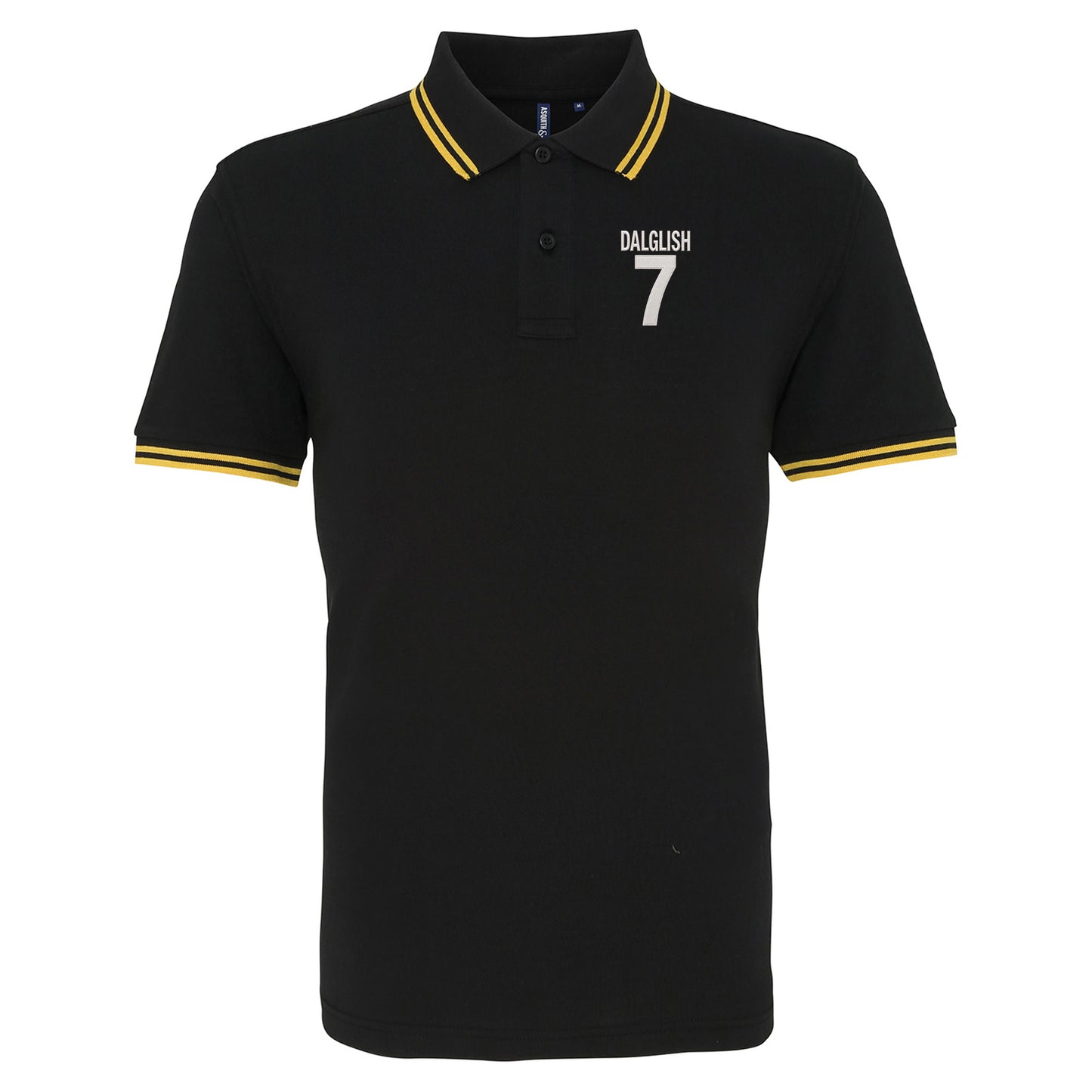 Kenny Dalglish Liverpool Football Tipped Polo Shirt