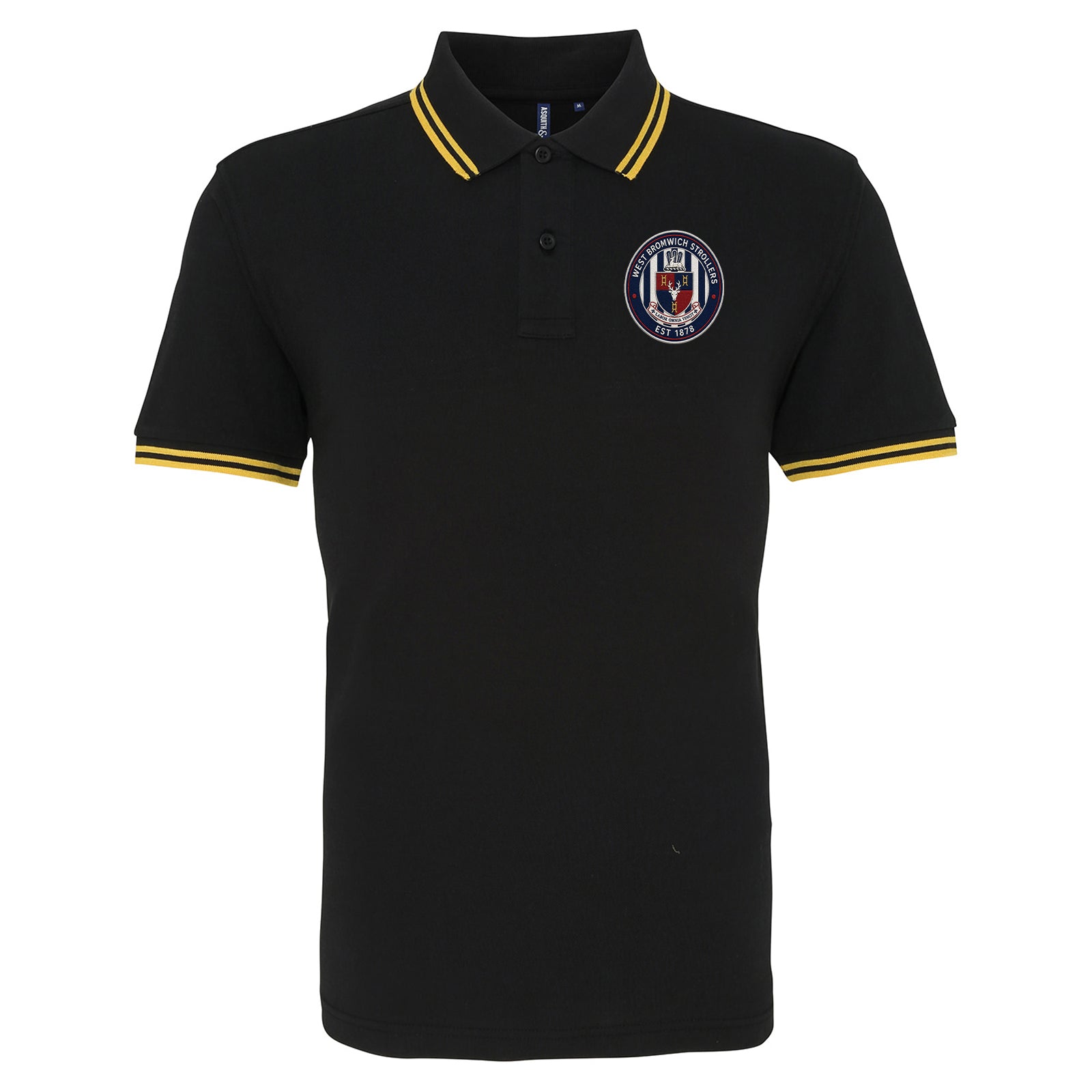 Classic West Bromwich Strollers Tipped Polo Shirt