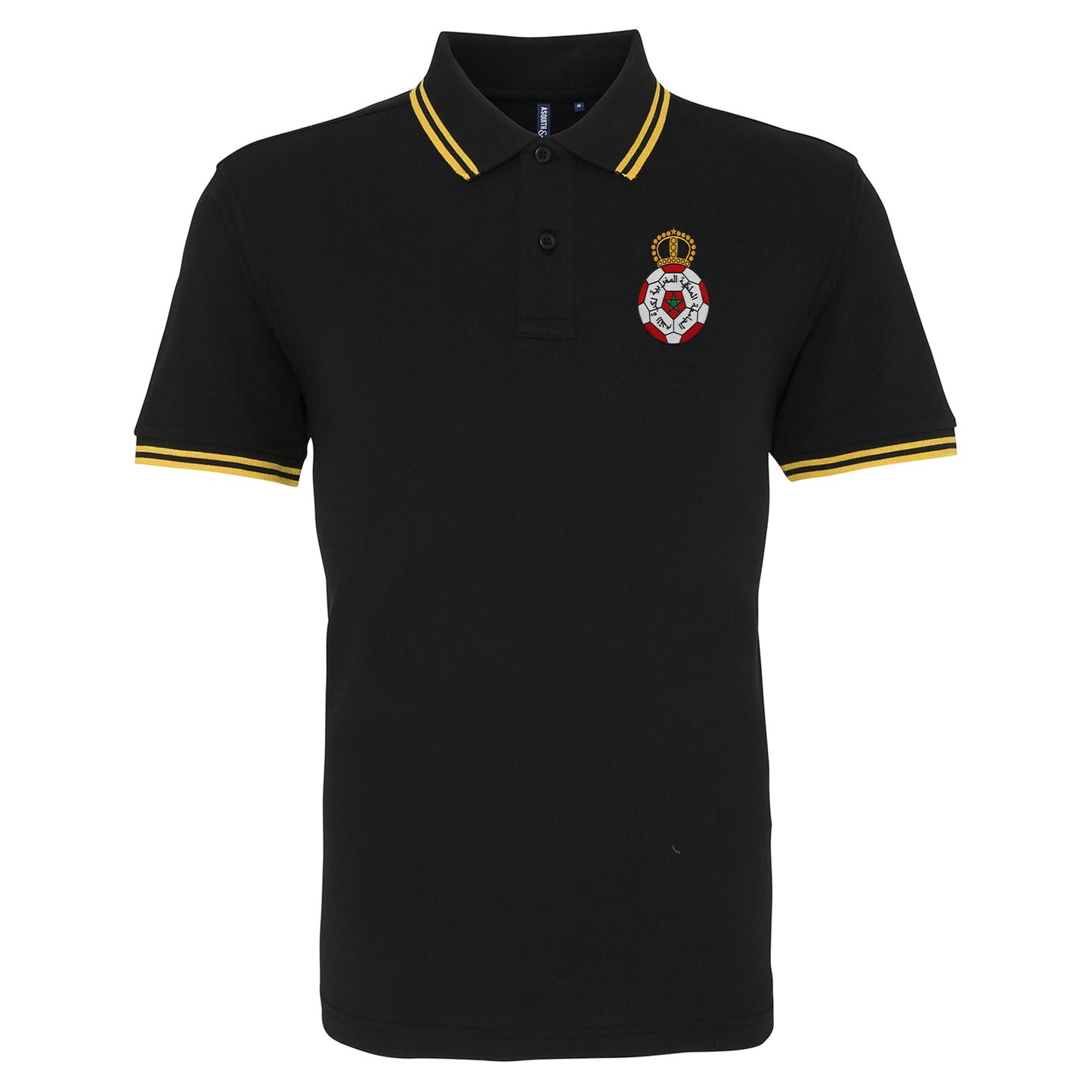 Classic Morocco Football Tipped Polo Shirt