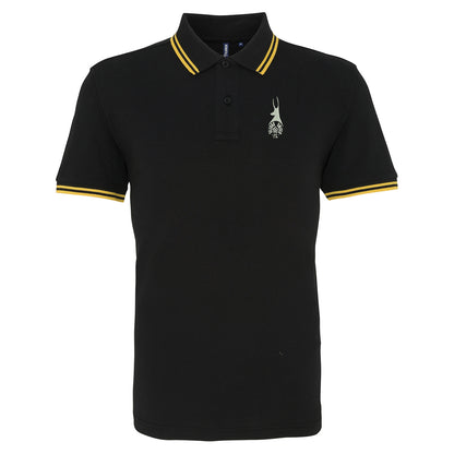 Retro Telford Embroidered Tipped Polo Shirt