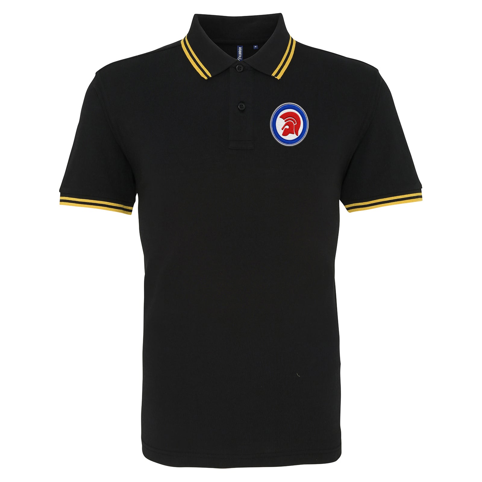 Trojan Helmet Roundel Tipped Polo Shirt
