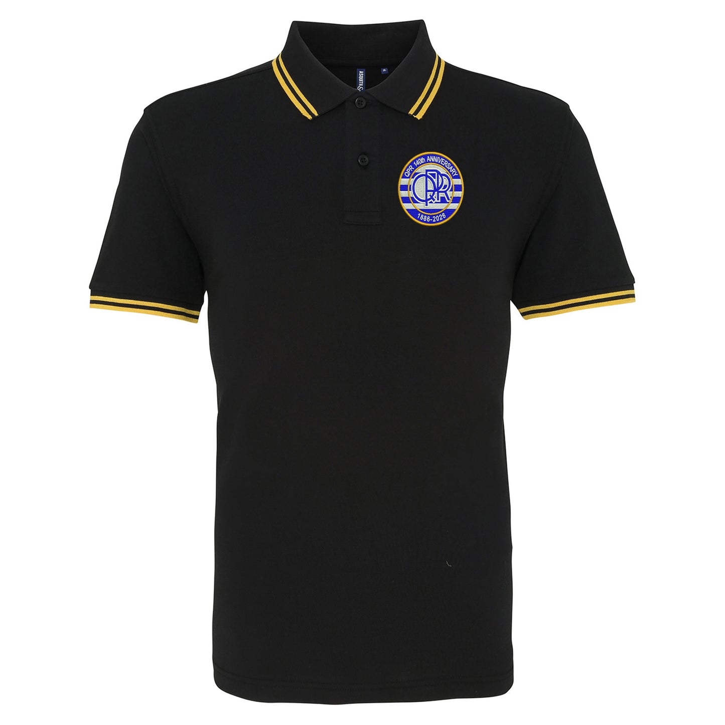 QPR Classic Football Tipped Polo Shirt