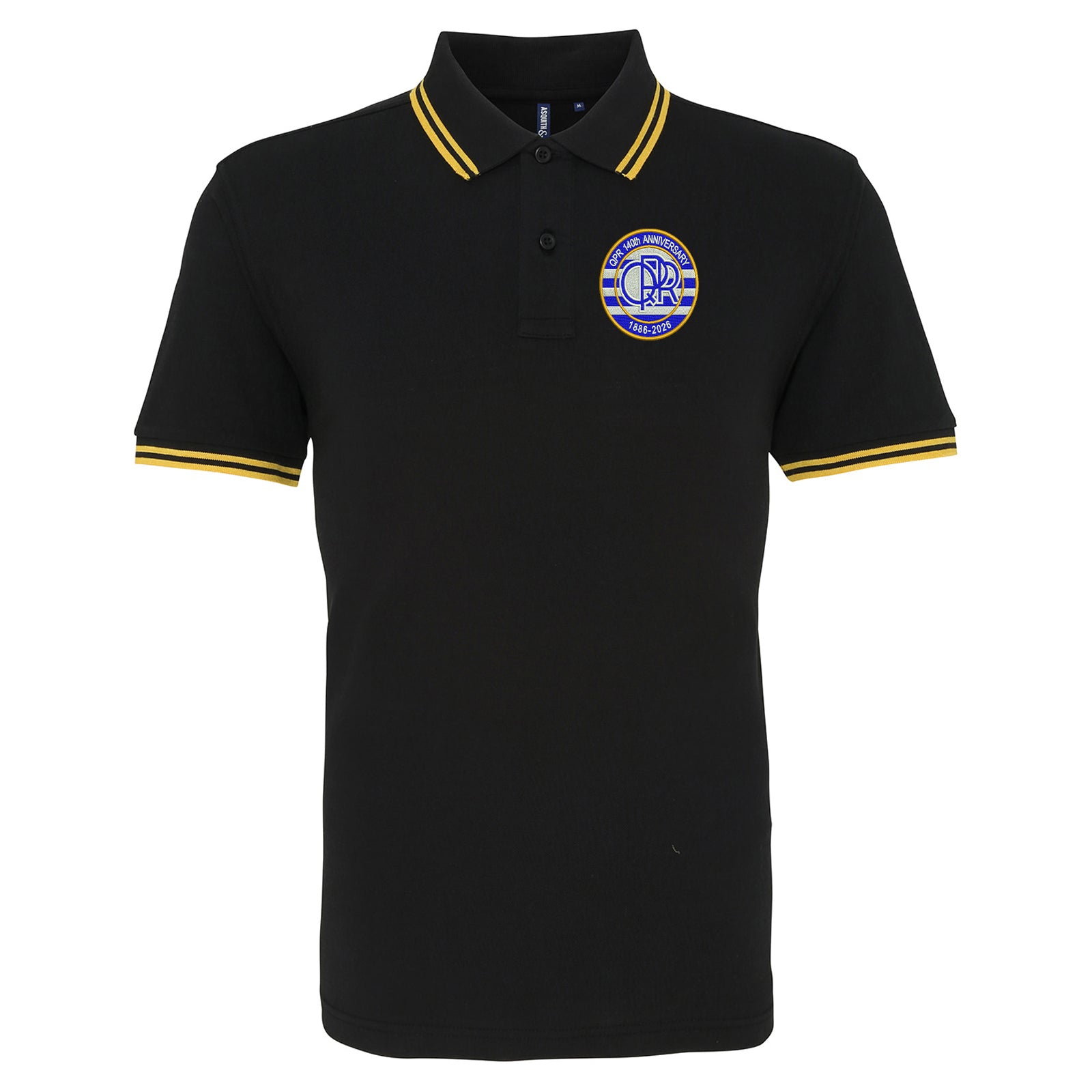 QPR Classic Football Tipped Polo Shirt