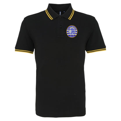 QPR Classic Football Tipped Polo Shirt