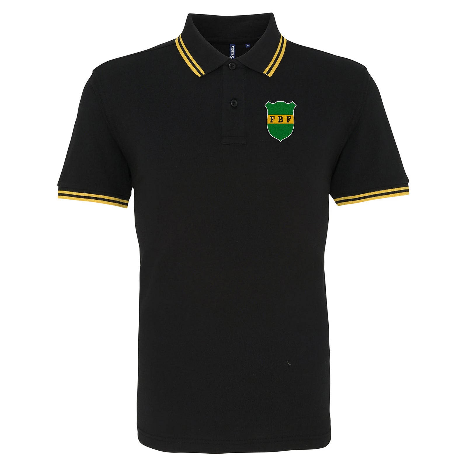 Classic Brazil Football Tipped Polo Shirt 