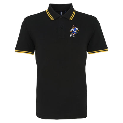 Bristol Rovers Football Tipped Polo Shirt