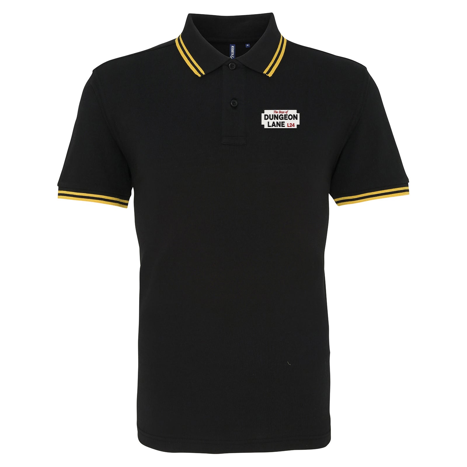 The Boys of Dungeon Lane Paul McCartney Album Tipped Polo Shirt