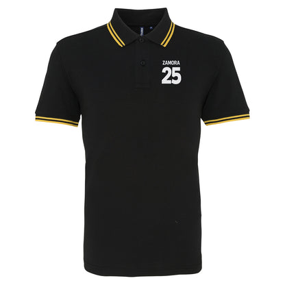 Bobby Zamora Brighton Football Tipped Polo Shirt 
