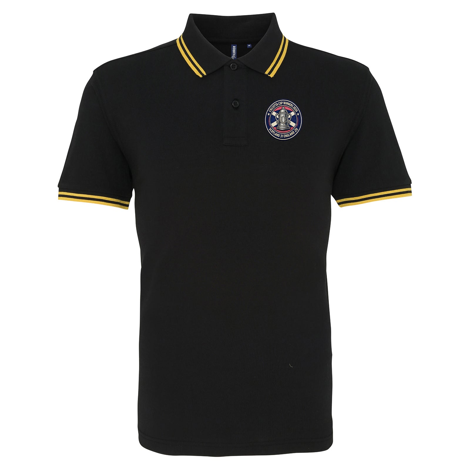 Scotland Calcutta Cup 2026 Tipped Polo Shirt