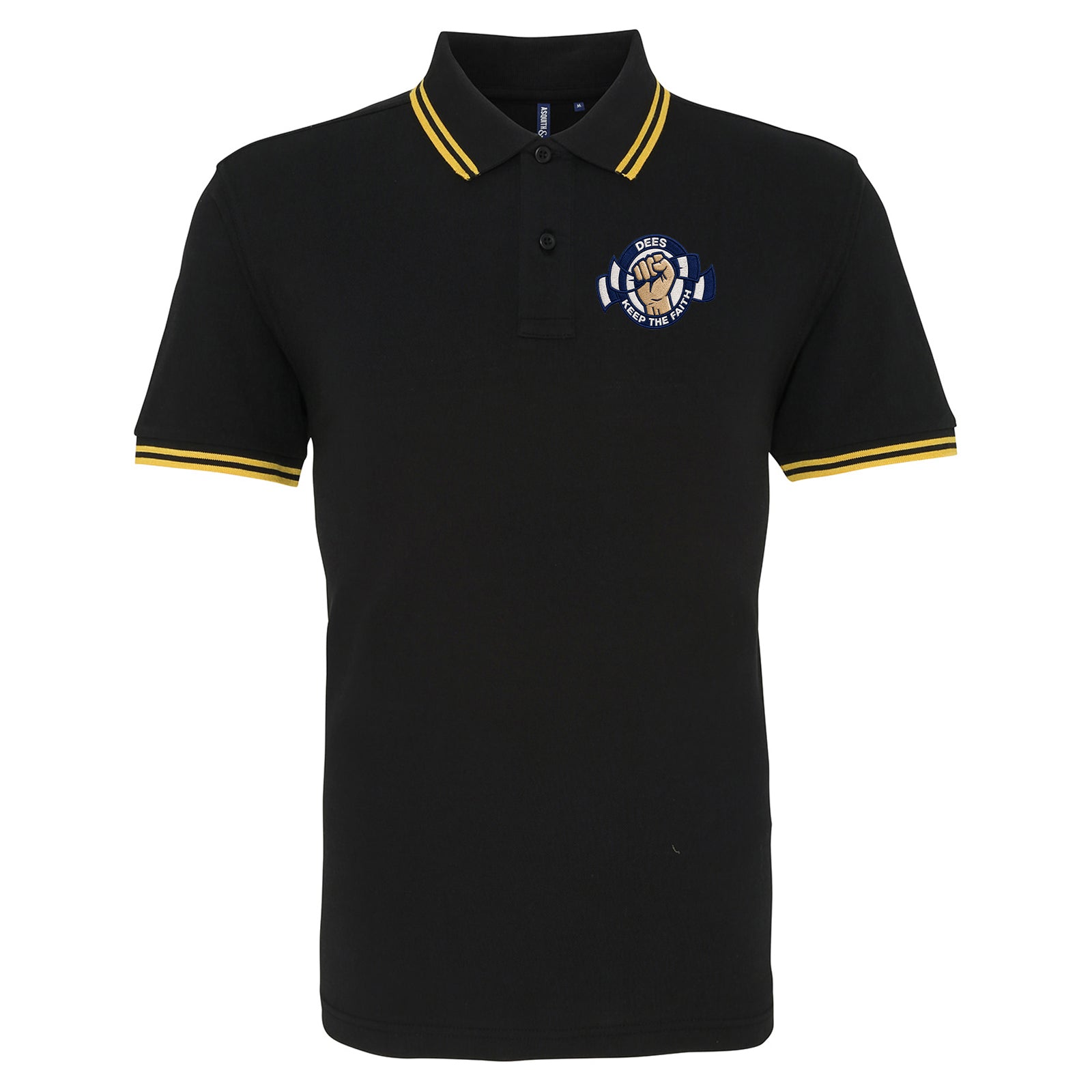 Dundee Dees Football Fans Football Tipped Polo Shirt
