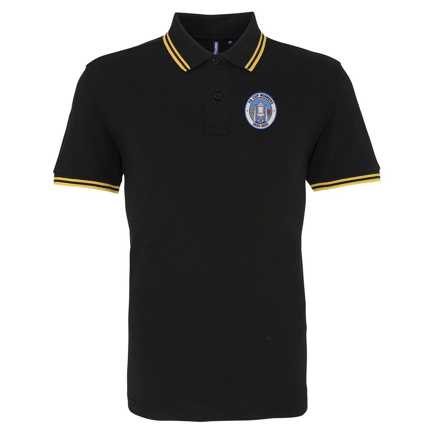 Man City FA Cup Winners 2026 Tipped Polo Shirt