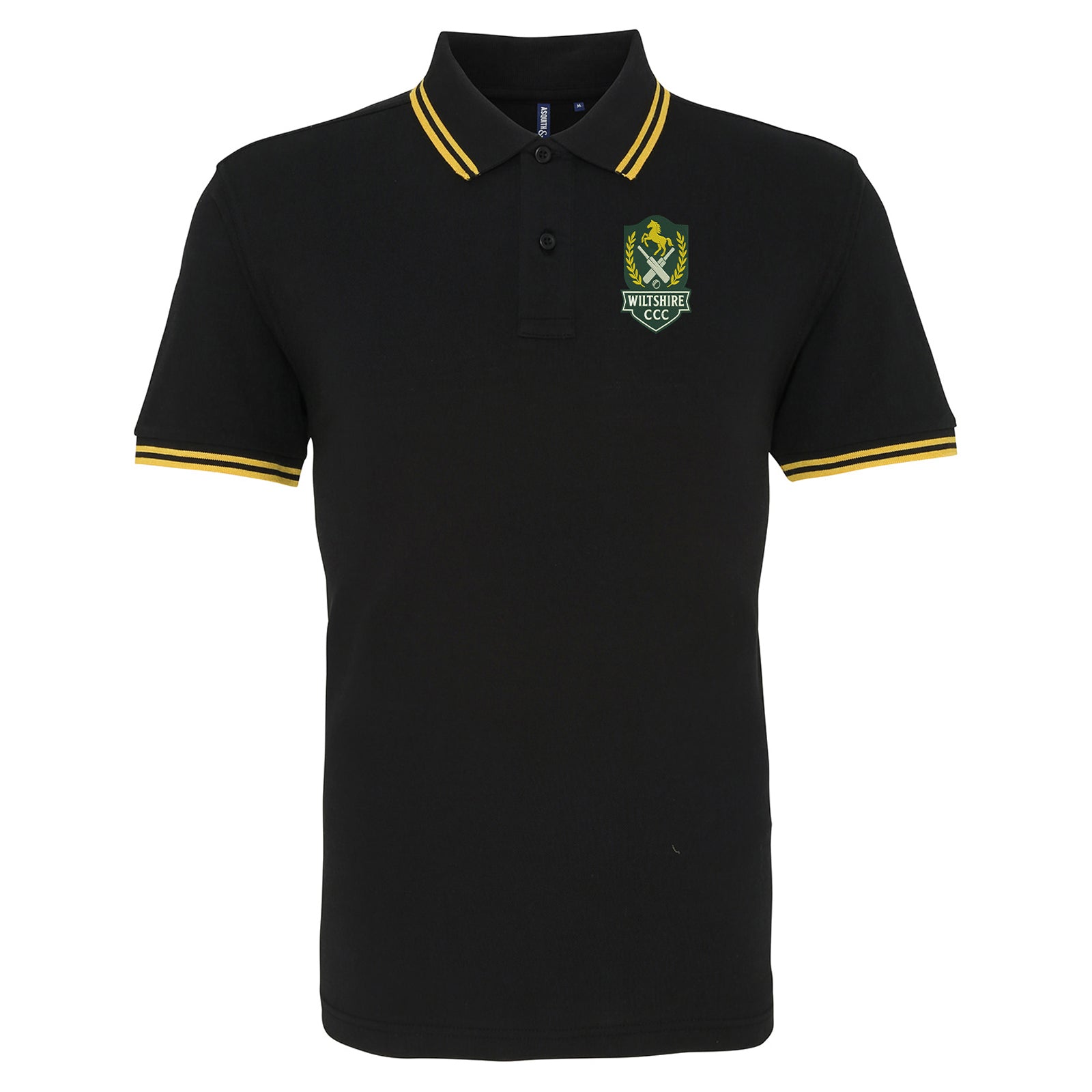 Wiltshire County Cricket Club Tipped Polo Shirt