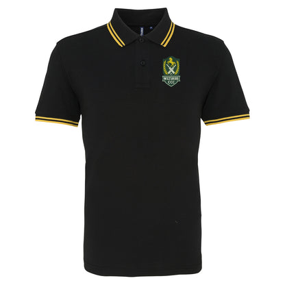 Wiltshire County Cricket Club Tipped Polo Shirt
