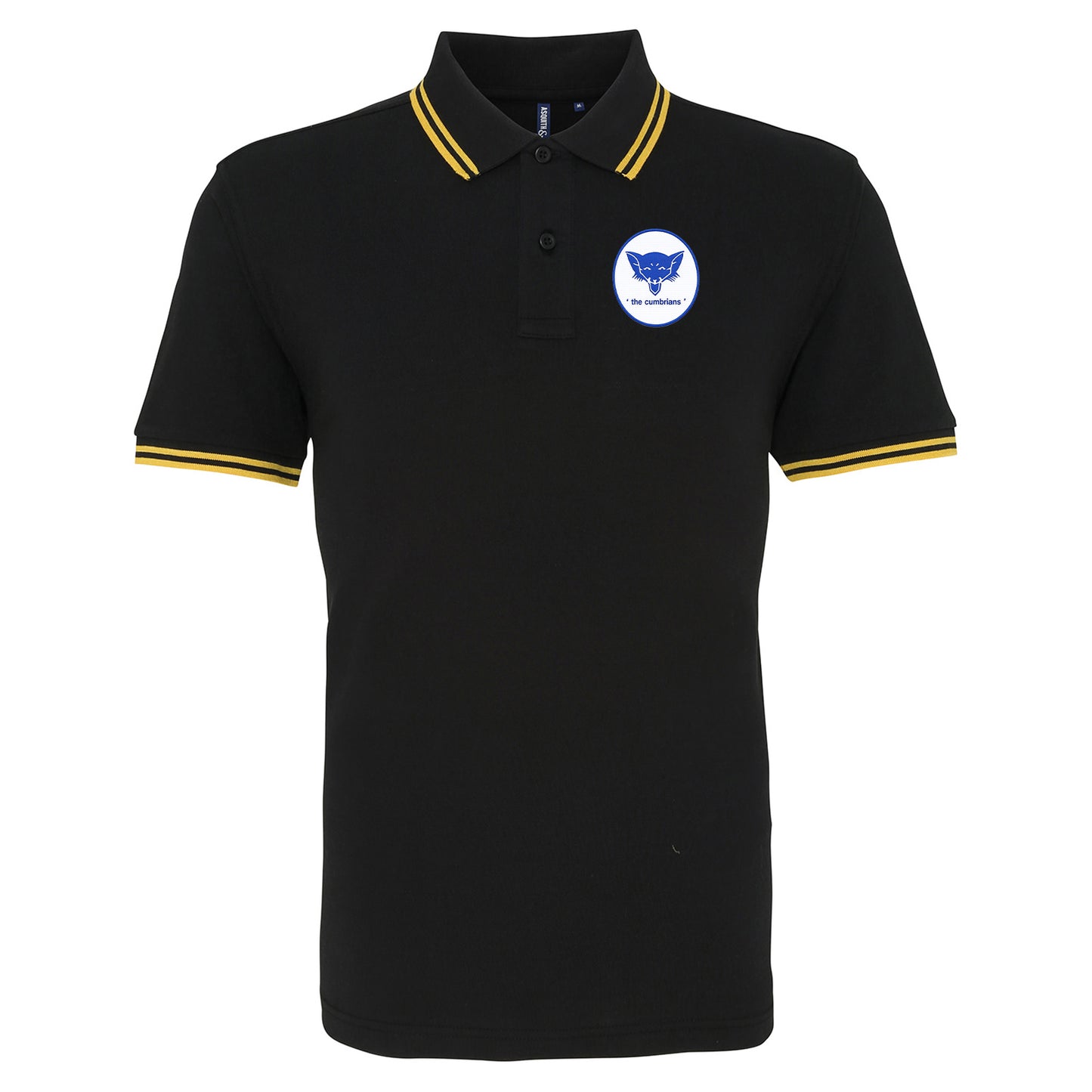 Old School Carlisle United Football Tipped Polo Shirt
