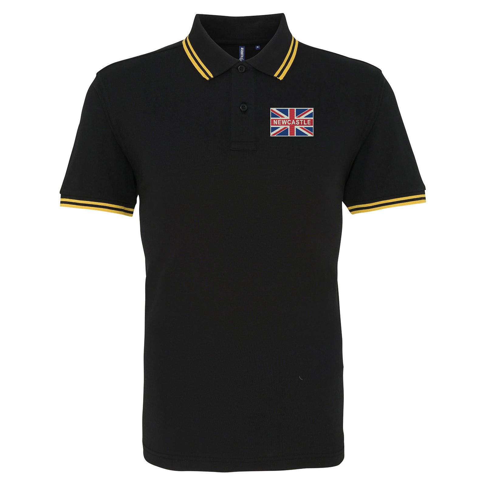 Newcastle United Union Jack Tipped Polo Shirt