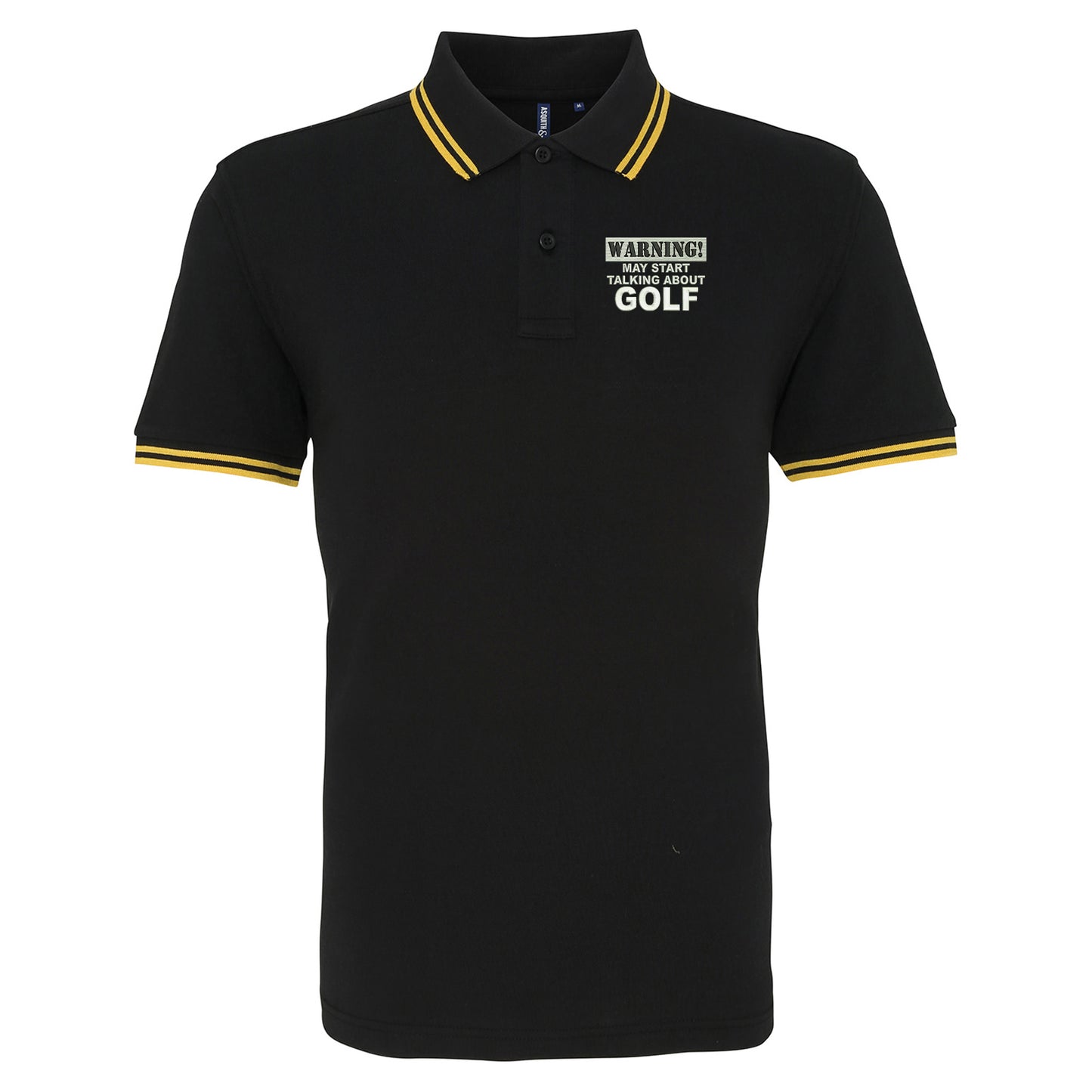 Golf Fan Tipped Polo Shirt