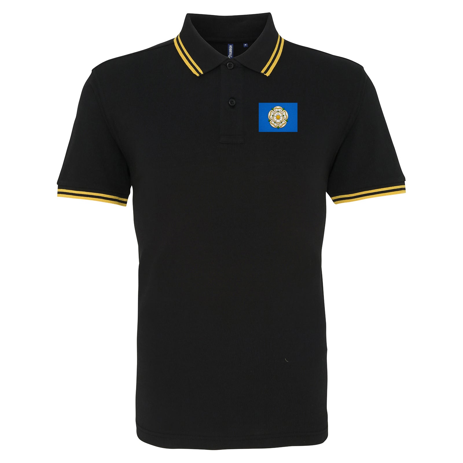 Flag of Yorkshire Tipped Polo Shirt
