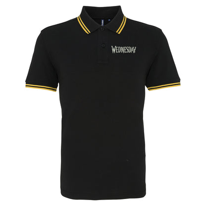 Wednesday TV Series Tipped Polo Shirt