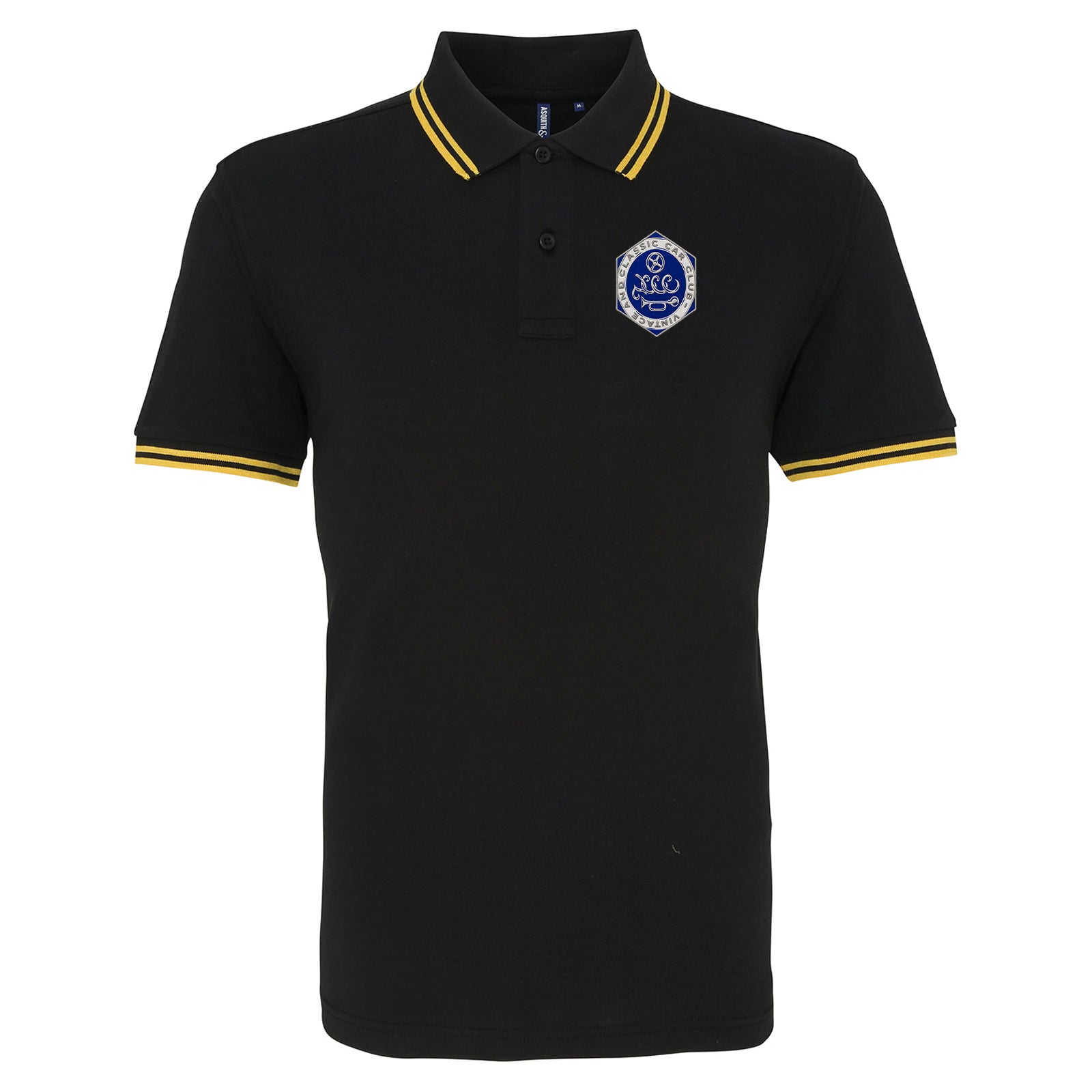 Vintage and Classic Car Club Tipped Polo Shirt