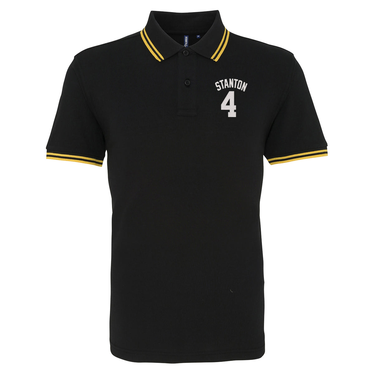 Pat Stanton Hibernian Football Tipped Polo Shirt
