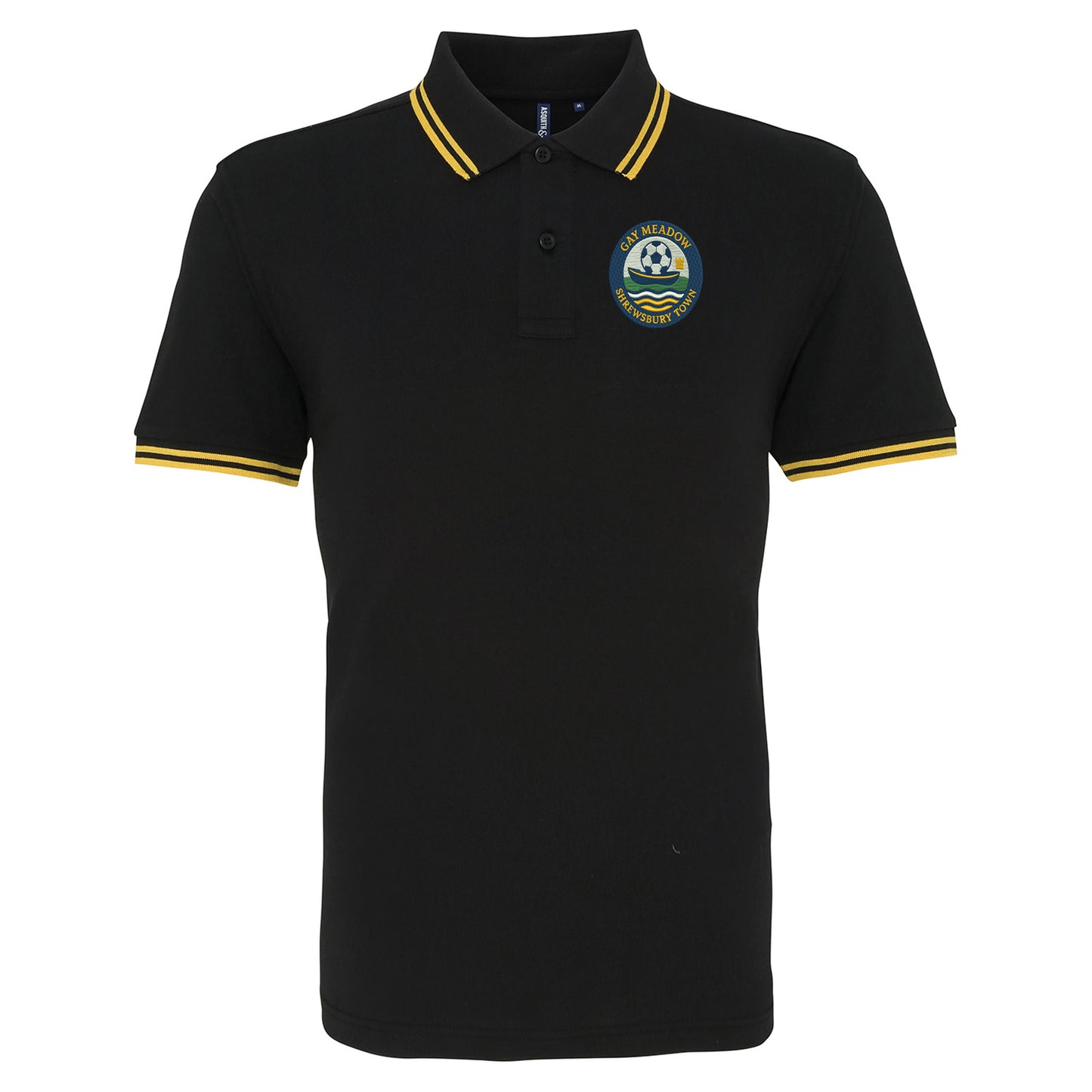 Gay Meadow Shrewsbury Town Tipped Polo Shirt