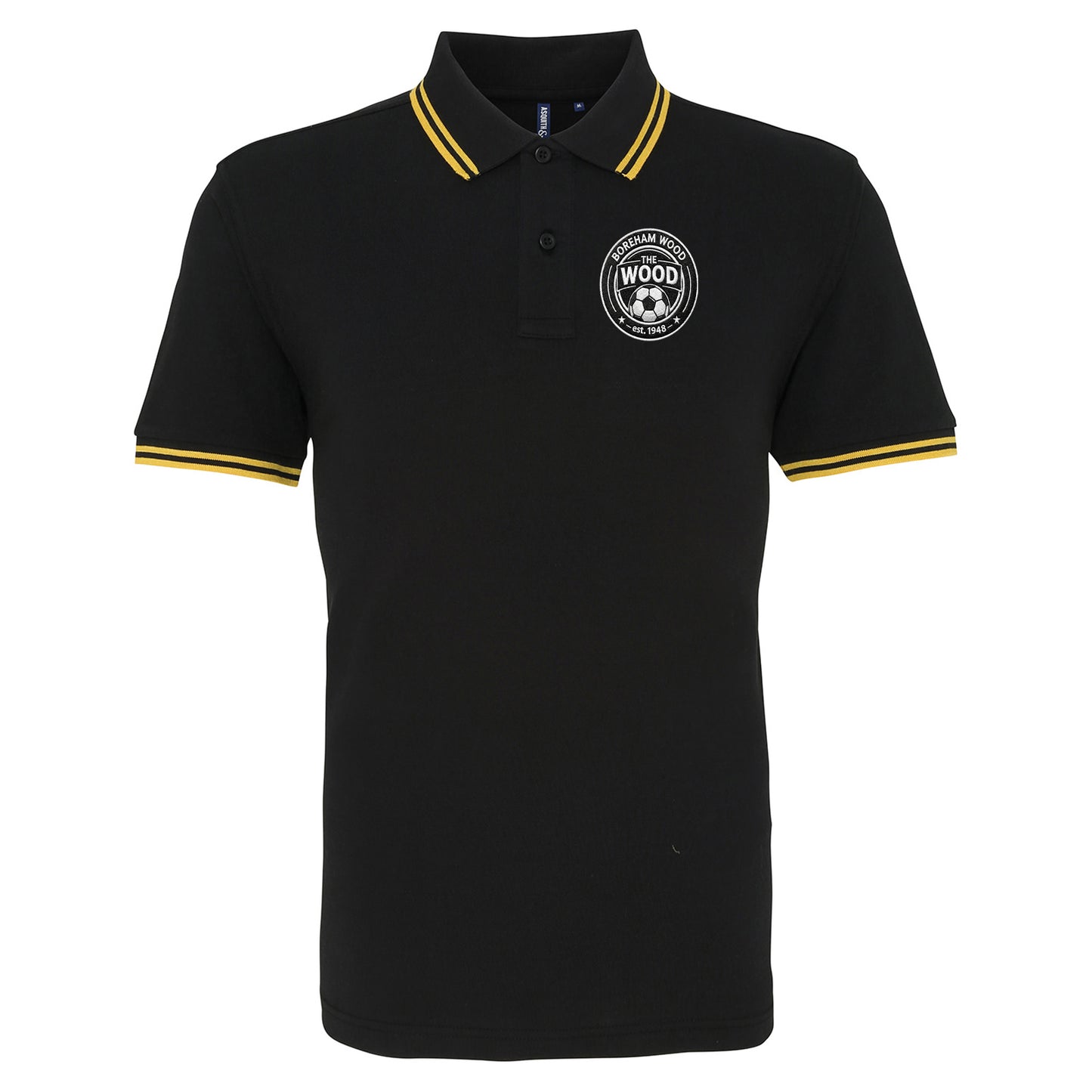 Boreham Wood Football Tipped Polo Shirt