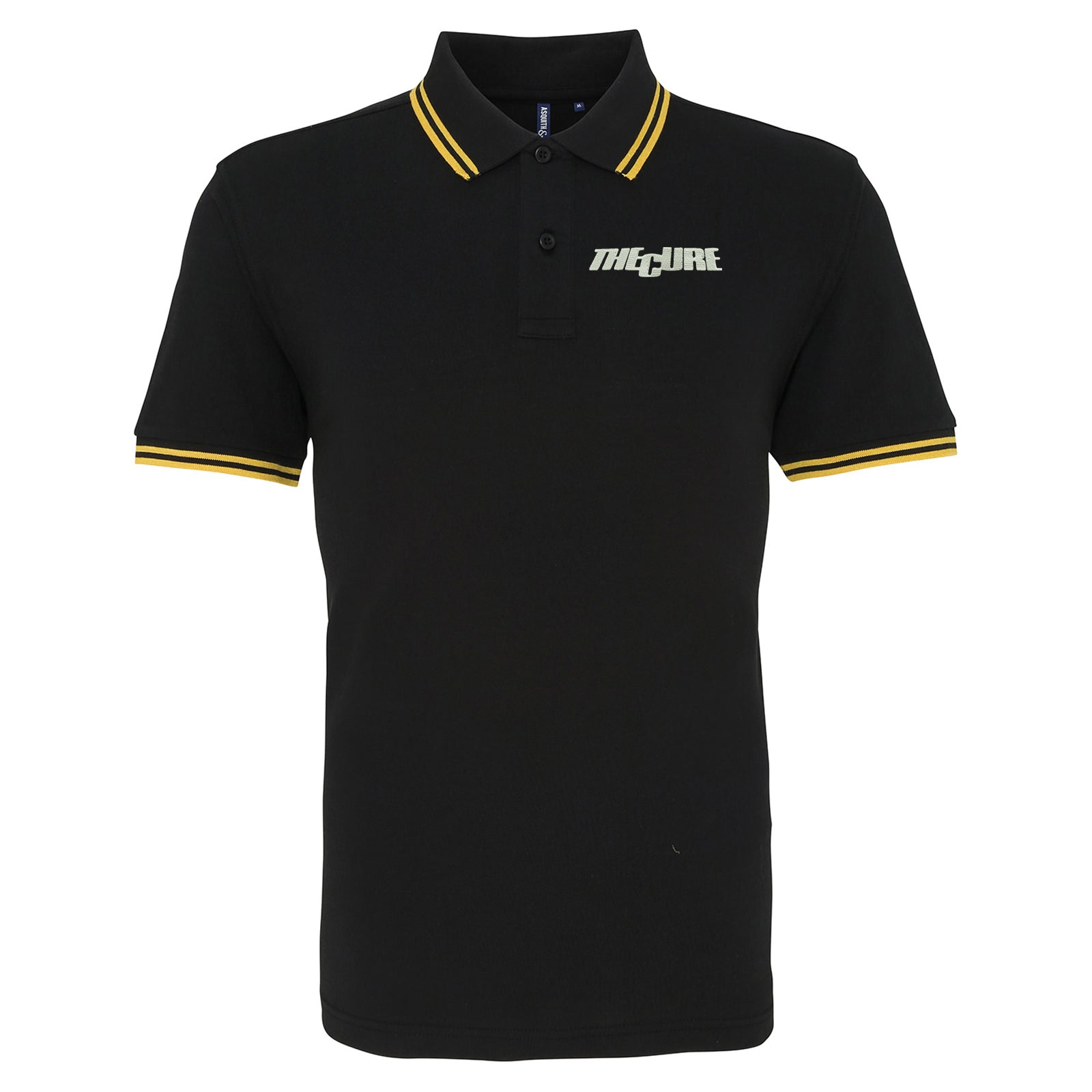 The Cure Band Tipped Polo Shirt 