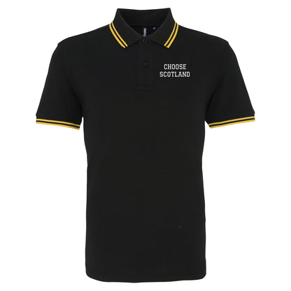 Choose Scotland Tipped Polo Shirt