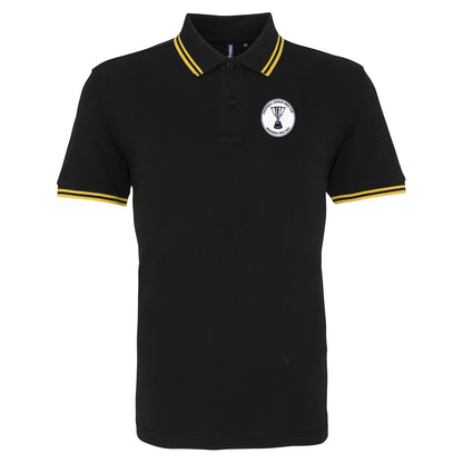 Retro Preston North End Tipped Polo Shirt